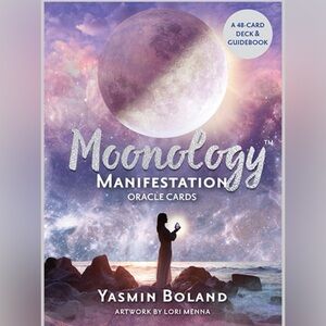 Moonology Manifestation Oracle Cards by Yasmin Boland - Artwork by Lori Menna 🌖